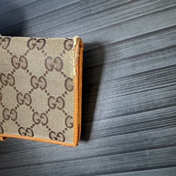 GUCCI GG Abbey Canvas Leather Bifold Long Wallet Authentic|Used - Picture 9 of 9